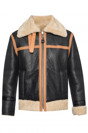Shearling jacket with fur collar, zdjęcie 1 Shearling jacket with fur collar od Diesel